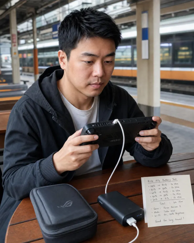 梁練偉在外出場景測試 Switch 2 掌機續航與旅行遊玩成本