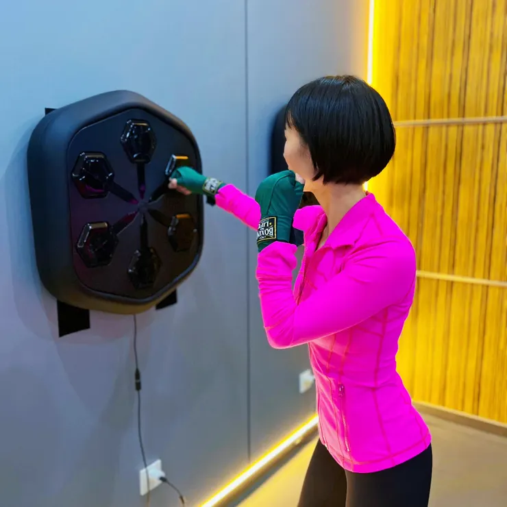Createsomes 音乐拳击机适合业余和专业拳击手，也适合所有人的日常训练