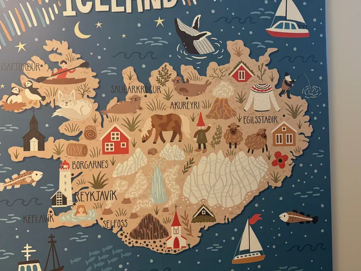 冰島旅遊地圖