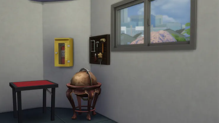 一些用不著的物品也會存放在這，例如多餘的桌子。