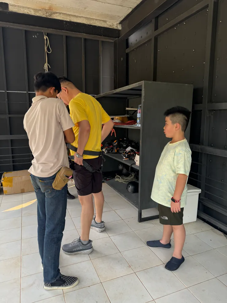 體驗活動要特別注意安全性