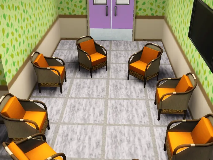 其實不一定得用來研習什麼，可以用來分享食物，但一般來說這些活動室不准飲食，還是圍在一起編毛衣好了。