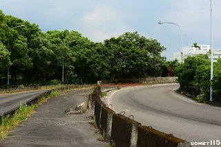 從石潭公園旁拍攝東北一葉的匝道