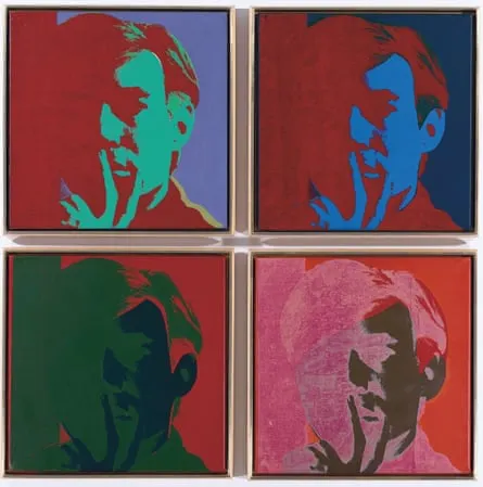 Andy Warhol, Self Portrait 1966-7. © 2023 The Andy Warhol Foundation for the Visual Arts, Inc/ Licensed by DACS, London