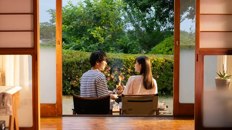 很喜歡小夫妻位於濱松市的獨棟平房,自帶庭園真的是隨時都可以烤肉呀!