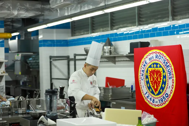 青年廚師參賽過程