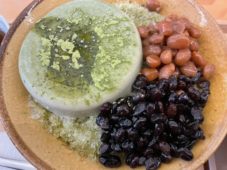 碧螺春抹綠豆腐冰