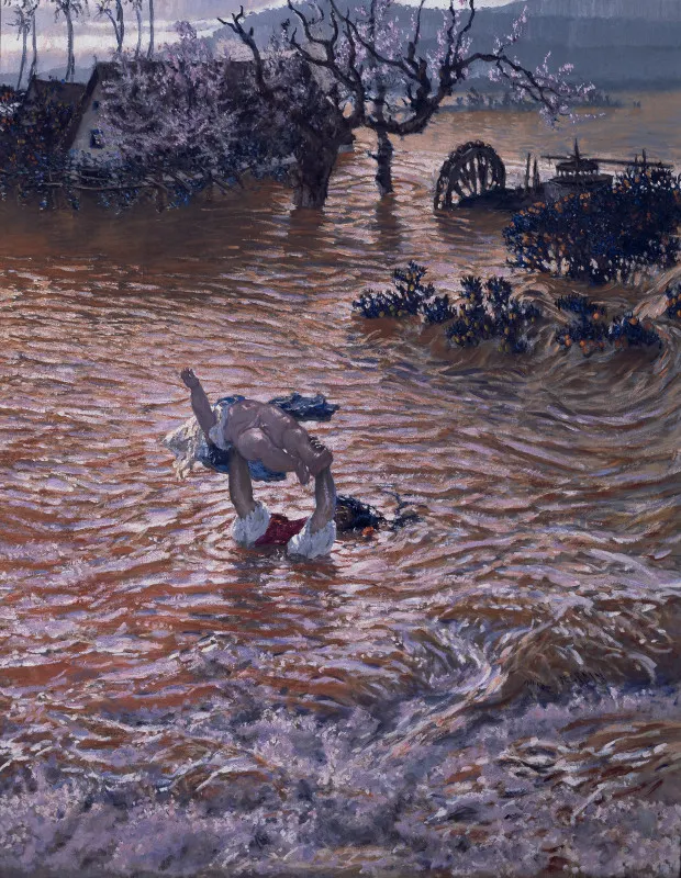 畫作名：Amor de madre；畫家Antonio Muñoz Degraín（1840 年－1924 年）；收藏於瓦倫西亞美術館。