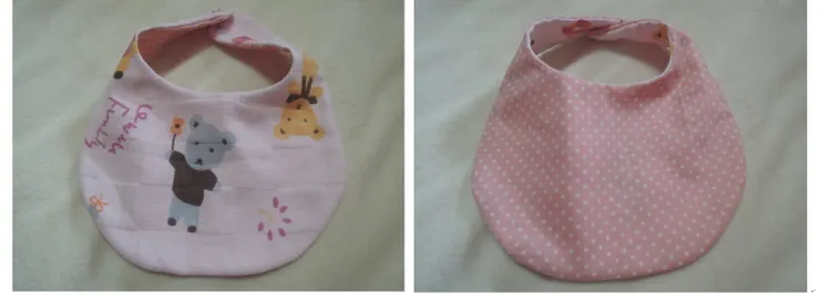 蒔緣手作品：小孫女的口水巾