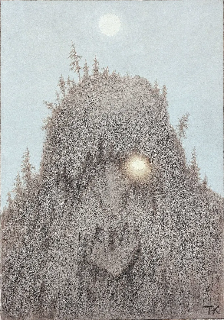 Skogtroll（森林巨魔），西奧多·基特爾森，1906 年