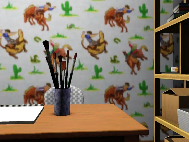 有畫具提供，這是租給繪畫導師開畫班用的。