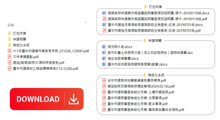 下載《臺中建照申請文件懶人包》