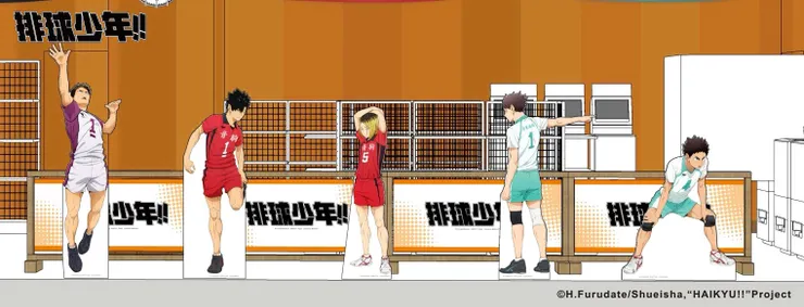 《排球少年!!》快閃店統一時代百貨高雄店_角色立牌區