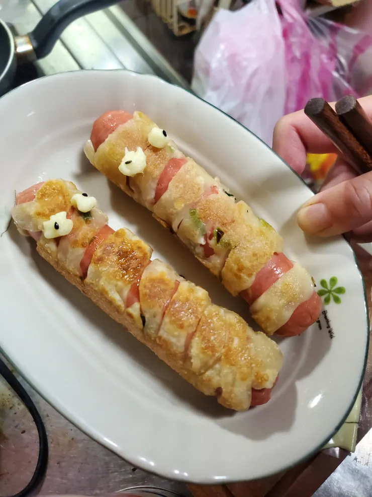 可可愛愛的木乃伊熱狗完成