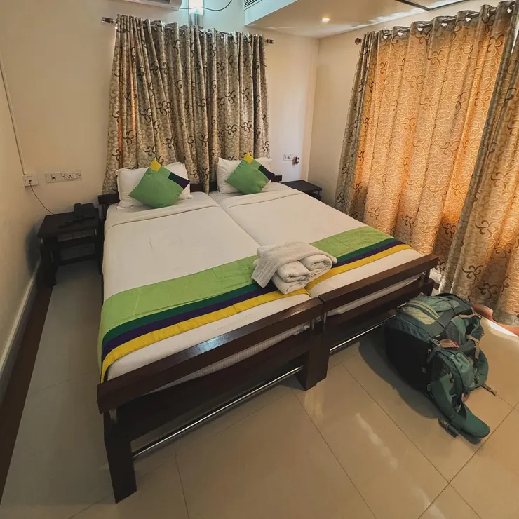 旅館內部還有我的包包