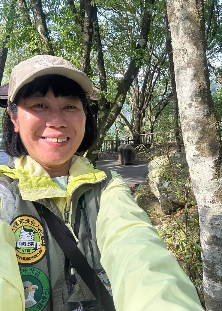 圖05 在賞鳥平台上給自己拍一張