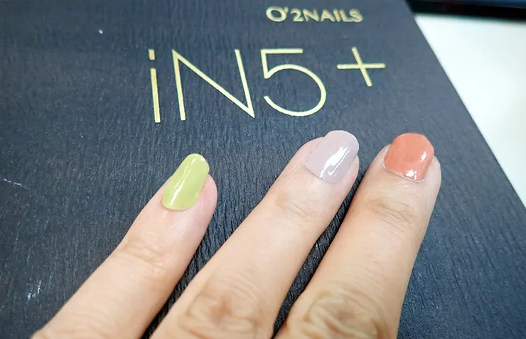 光療DIY│智繪美 O′2nails iN5+│5支變化出145色，APP智能選色大玩DIY光療