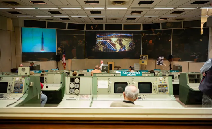 阿波羅時代的Mission Control指揮中心