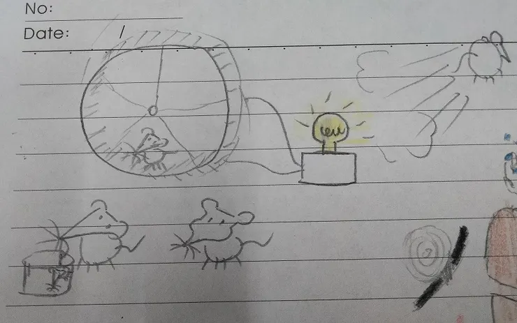 以前畫的老鼠戰隊