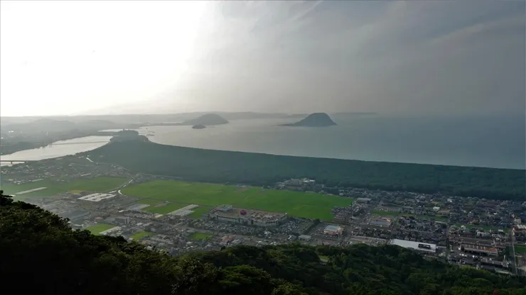 鏡山展望台，好美的風景