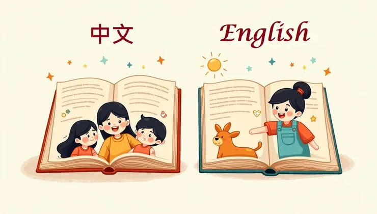 中文繪本偏向情感與關係;英文繪本偏向自我與探索。