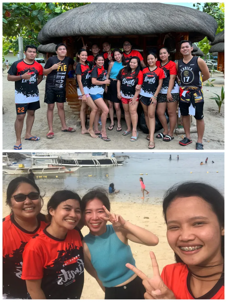 跟IE部門的成員合照