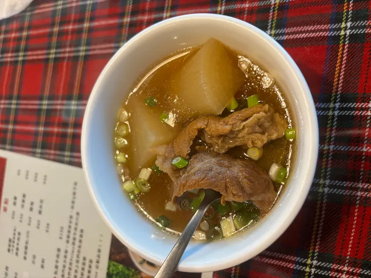 誠意十足的牛肉湯