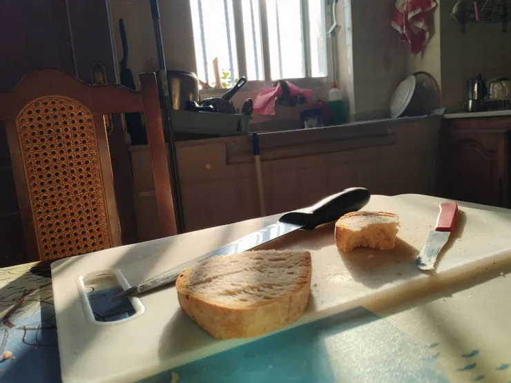 早餐時間~每天都覺得屋主家可以拍麵包店或咖啡廳的廣告XD