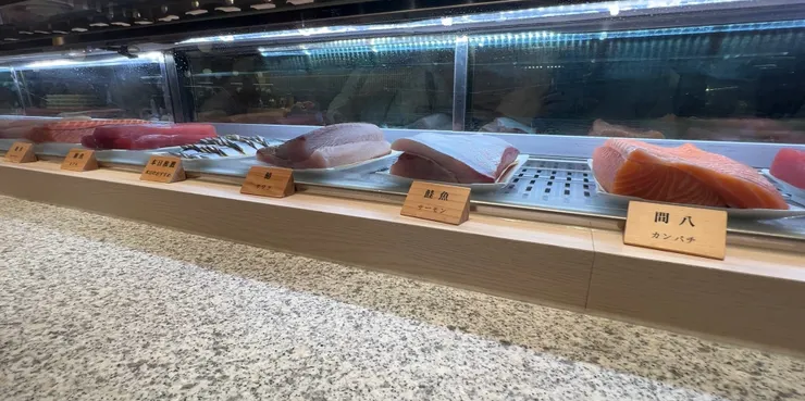 欣葉 NAGOMI 新鮮生魚片，紅甘與鮭魚厚切刺身，輕盈低卡路里美食。