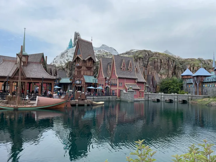 冰雪奇緣~村莊一景。