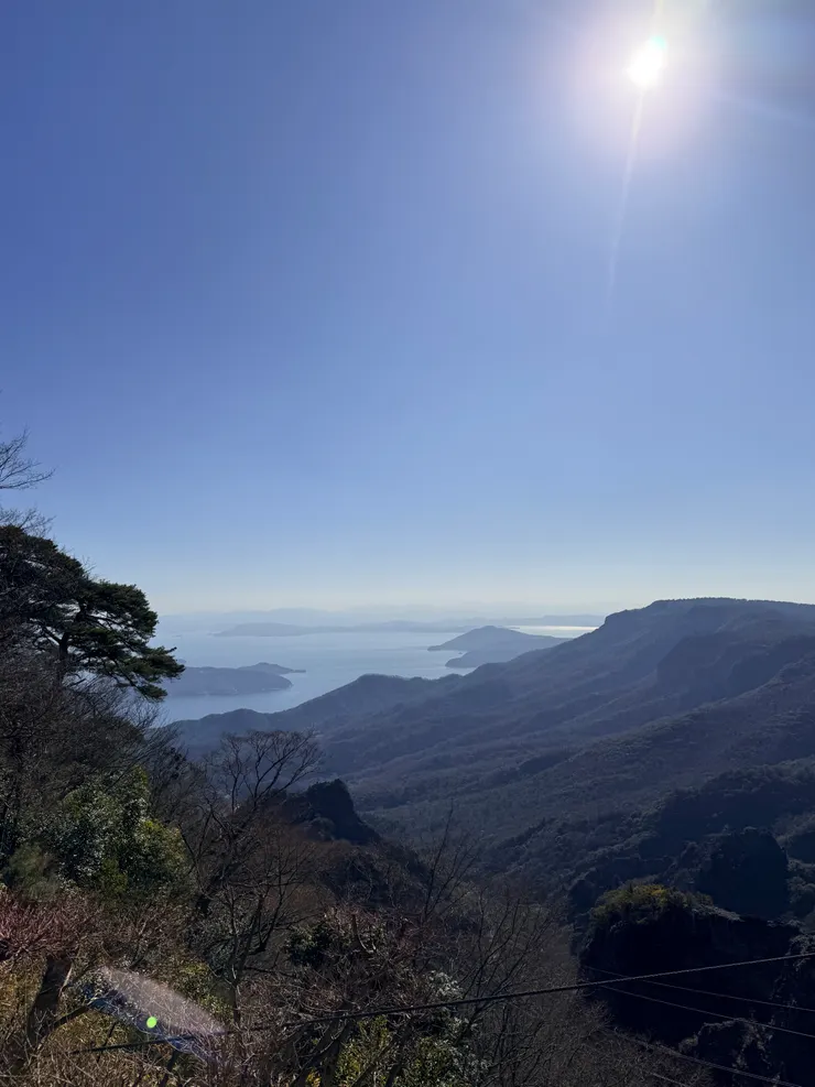 寒霞溪纜車拍攝美景，其實有一點點像日月潭