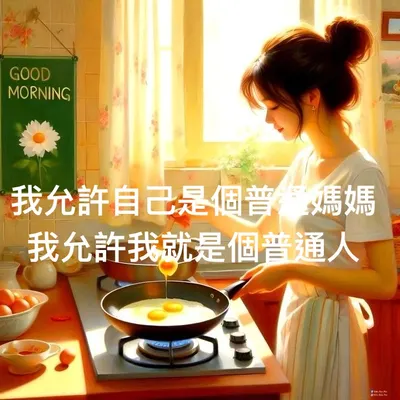 允許自己是個普通媽媽