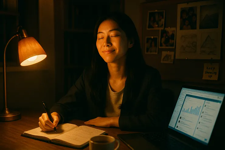 深夜辦公室的沉思