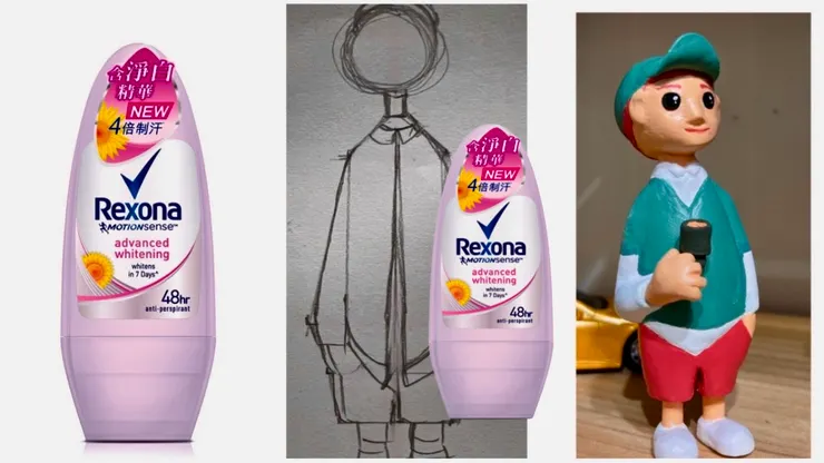 Rexona 蕊娜止汗劑 = 完美公仔身材