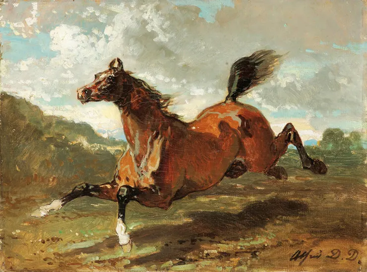 Galloping Horse by Alfred de Dreux 