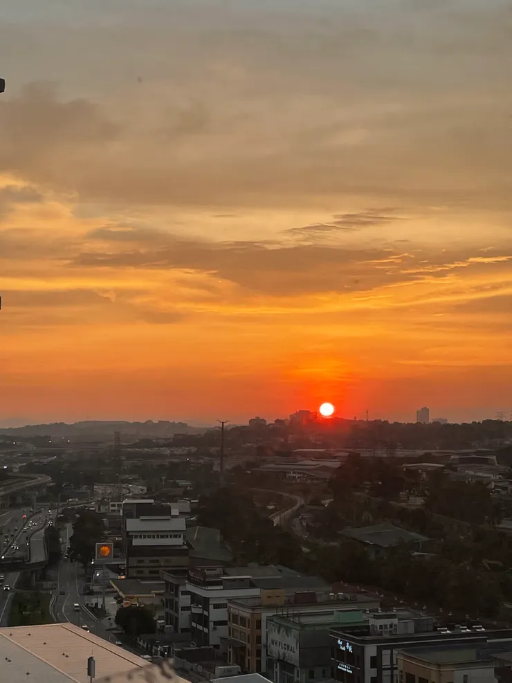 第一間工作室的日落