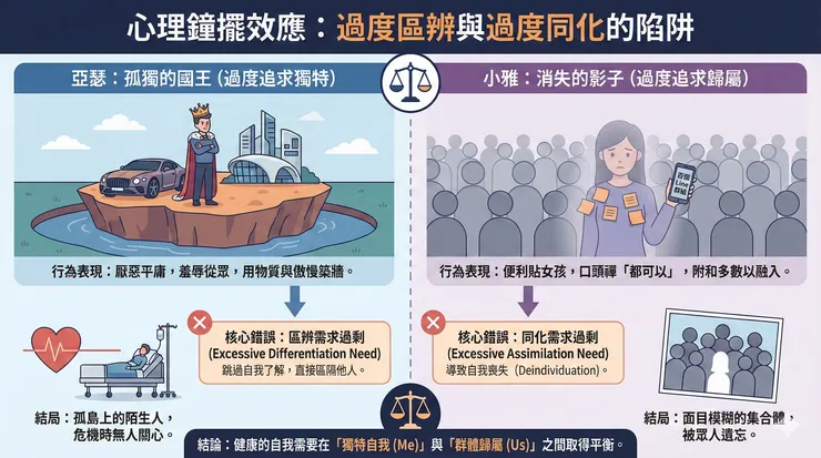 過度追求獨特 / 過度追求歸屬