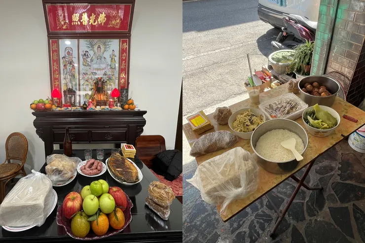 拜天公 除夕 敬神明、祭祖先