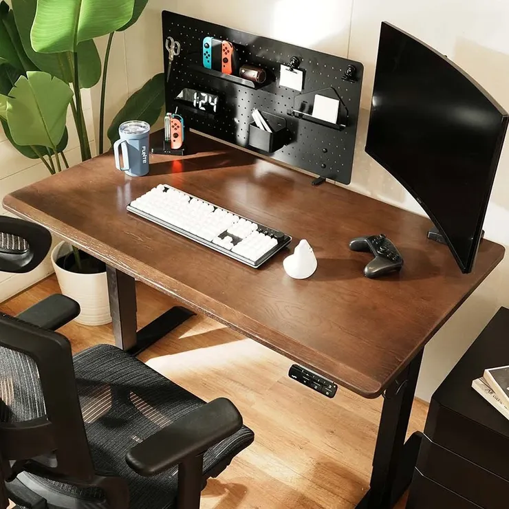 【FUNTE】Prime 實木電動升降桌/三節式 情境圖2