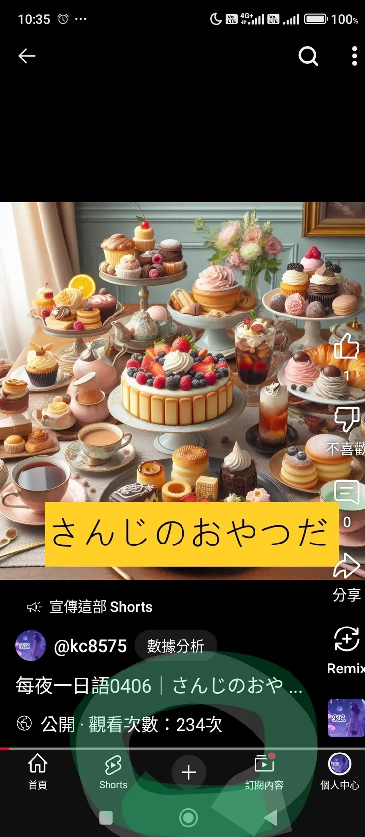 觀看人數衝到234耶 🤣2025/4/7