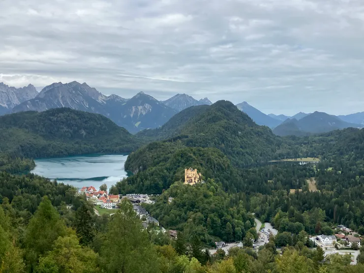 從新天鵝堡看的景緻