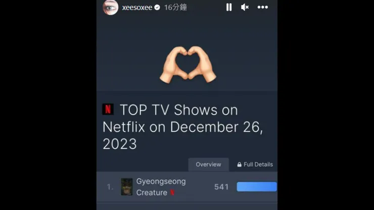 Source/IG@xeesoxee、https://flixpatrol.com/