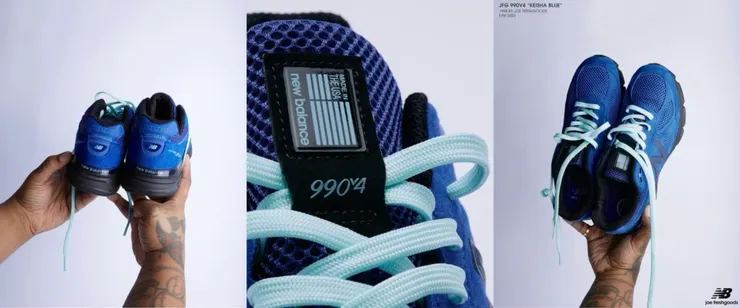 最顯眼的「Keisha Blue」配色