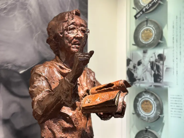 山田導演的銅像就留在博物館