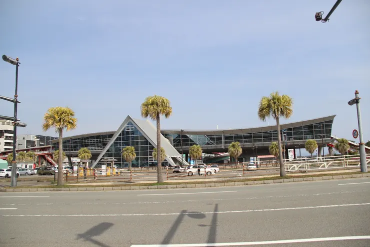 前往櫻島的碼頭