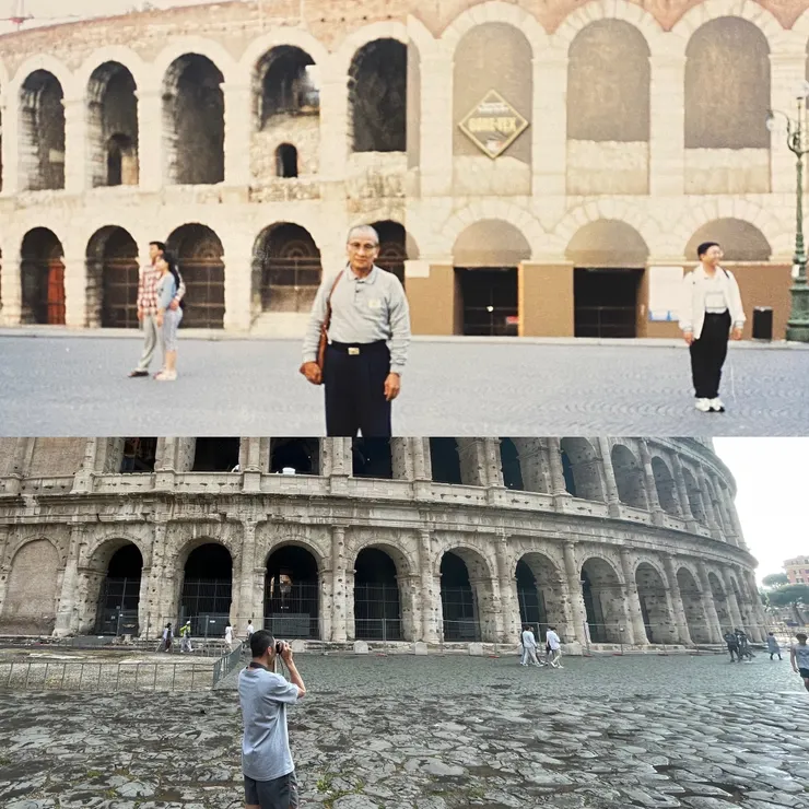 羅馬競技場 阿公2000年 / Ni攝於2023年