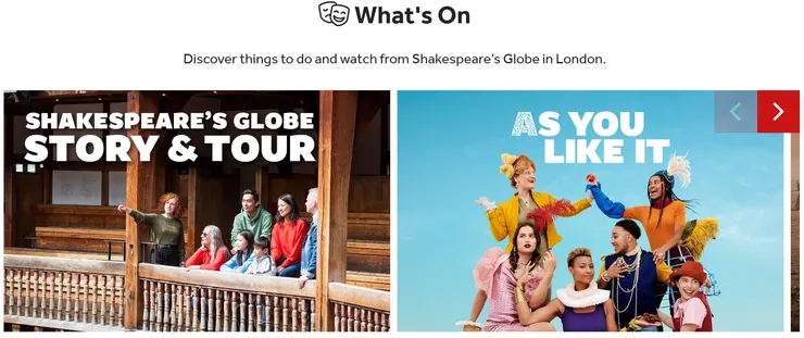 圖片擷取於Shakespeare's Globe Theatre官網