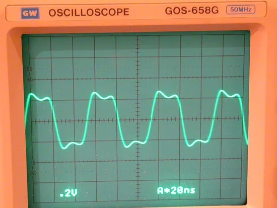 經 PLL 後的 clock 波形