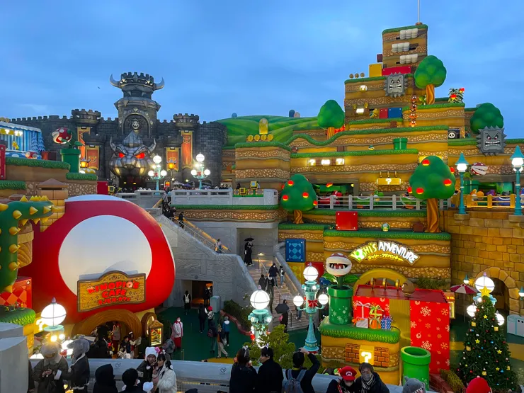 晚上的任天堂也非常漂亮