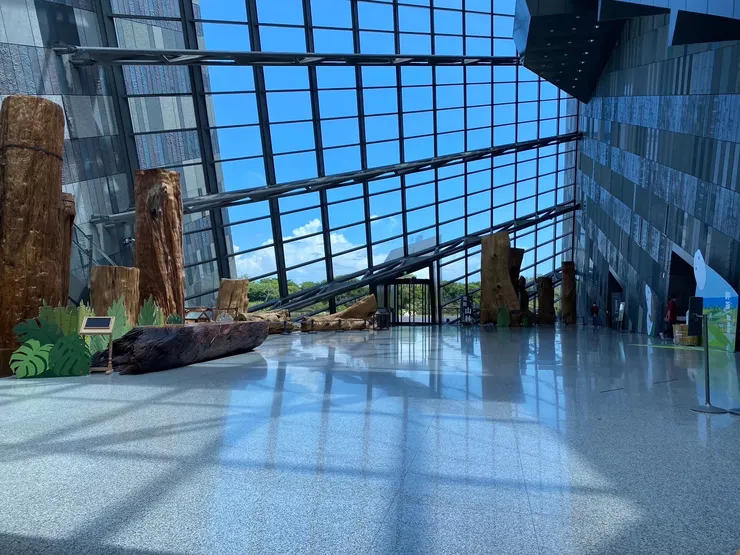 超喜歡博物館光亮寬闊的空間設計